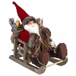SANTA CLAUS EN TRINEO 28 CM.